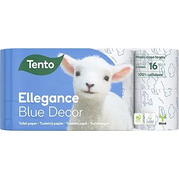 TENTO Ellegance Blue Decor (16 ks)  (8581010008467)