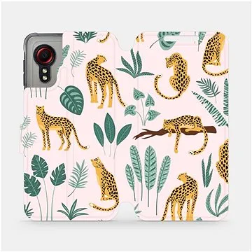 Flip pouzdro na mobil Samsung Galaxy Xcover 5 - MP07S Leopardi (5903516786145)