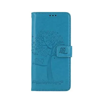TopQ Pouzdro Xiaomi Redmi 9A knížkové Tyrkysový strom sovičky 68870 (Sun-68870)