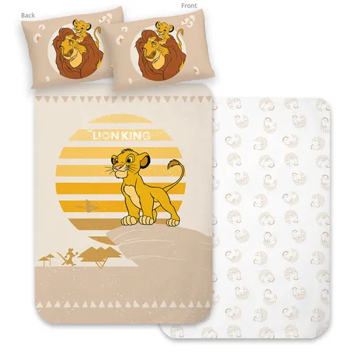 Dětské povlečení do postýlky Lví Král Malý Simba, 100 x 135 cm, 40 x 60 cm