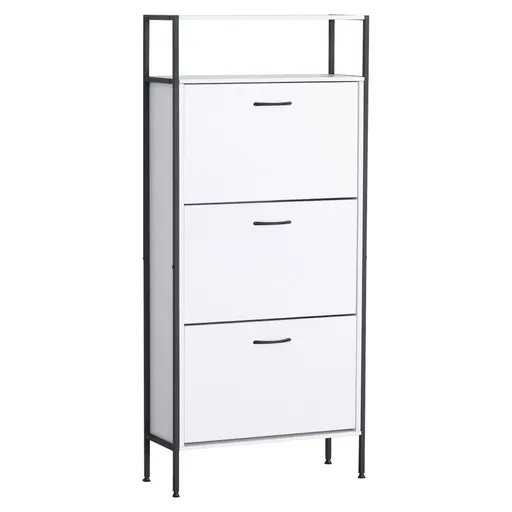 Botník TREDIS, 3 patra, bílá