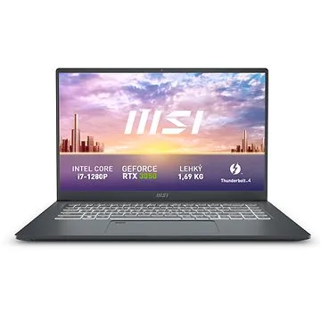 MSI Prestige 15 A12UC-072CZ Kovový (Prestige 15 A12UC-072CZ)