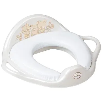 TEGA BABY redukce na WC měkká Macík bílá perleť (5902963009012)