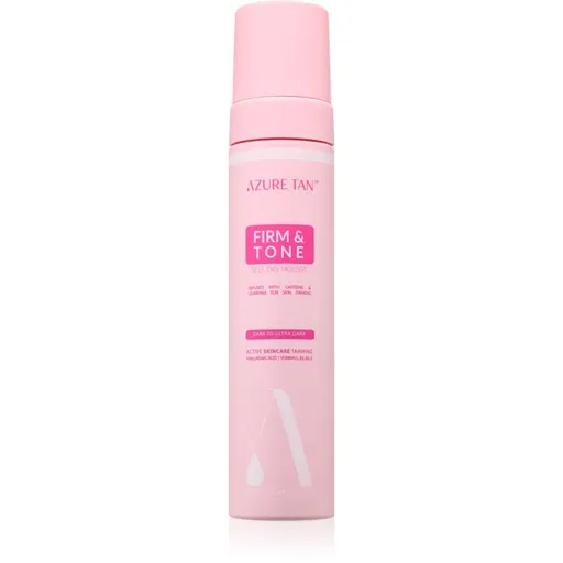 Azure Tan Firm & Tone samoopalovací pěna na tělo odstín Dark To Ultra Dark 200 ml