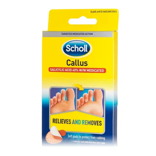 Scholl Polštářky na citlivá místa chodidel 4 ks