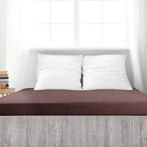 4Home froté prostěradlo Ideál tmavě hnědá, 180 x 200 cm