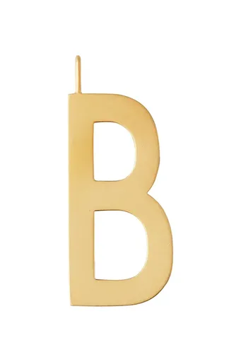 Pozlacený stříbrný přívěsek Design Letters