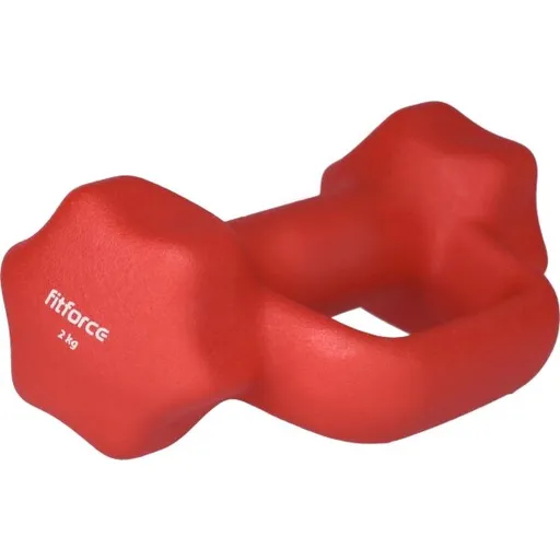 Fitforce FJDBN 2 KG Jednoruční činka, červená, velikost 2 KG
