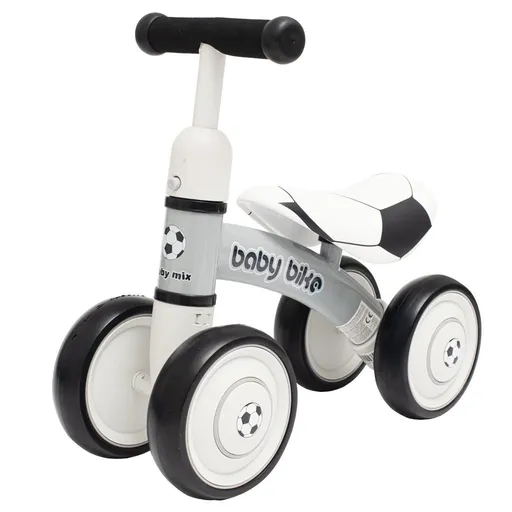 Baby Mix Dětské odrážedlo  Baby Bike Černá bílá football