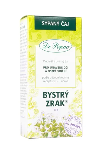 Dr. Popov Bystrý zrak sypaný čaj 50 g