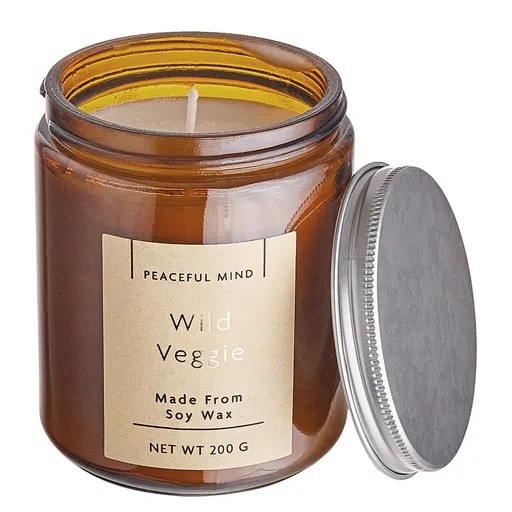 PEACEFUL MIND Vonná svíčka se sójovým voskem červená kapusta & mrkev