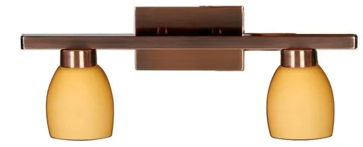 Stropní lampa Dakota strip 2X40W G9 měděná