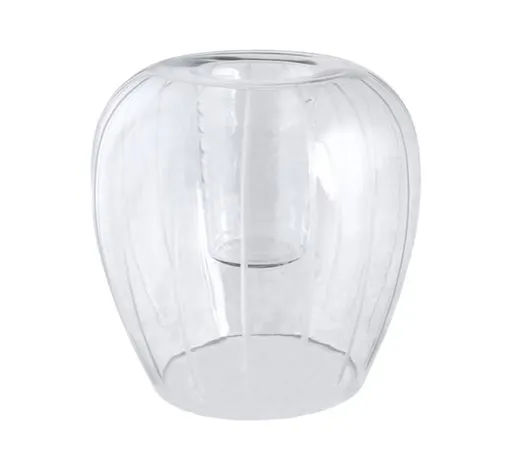 Transparentní skleněný svícen na čajové svíčky Otto clear - Ø 17*17 cm Strömshaga