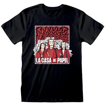 La Casa De Papel - Papírový dům: Group Shot - tričko (lcdegshnad)