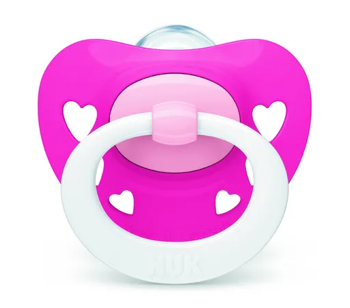 NUK Dudlík Signature 18-36m box tm.růžová