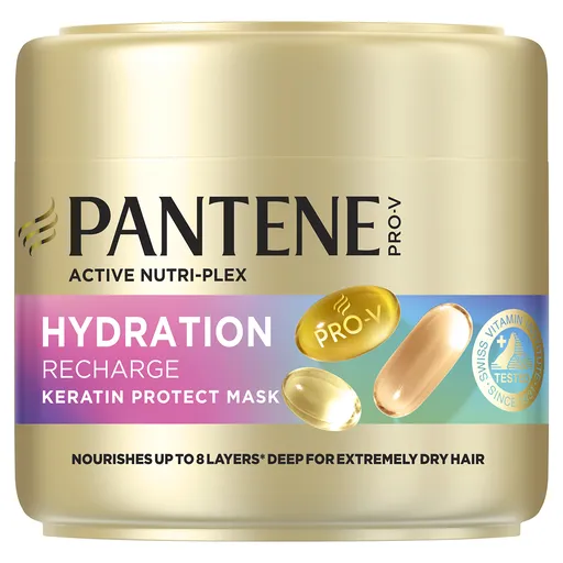 Pantene Hydratační maska na vlasy Hydration Recharge (Keratin Protect Mask) 300 ml