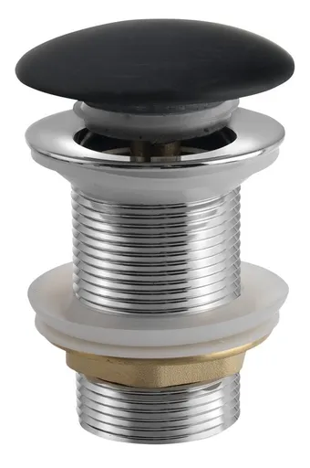 SAPHO BLOK umyvadlová výpust 5/4“, click-clack, zátka matný černý marquin 2401-931