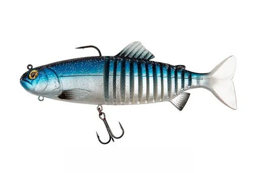 Fox rage gumová nástraha jointed replicants blue shiner uv - 32 cm