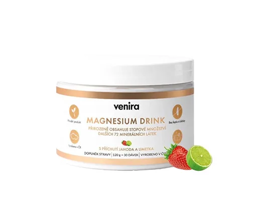 Venira Magnesium drink jahoda - limetka 120 g