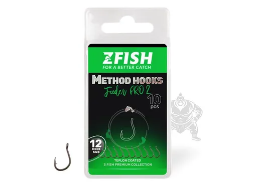 Zfish Háčky Method Feeder Pro 2 - 10,Zfish Háčky Method Feeder Pro 2 - 10