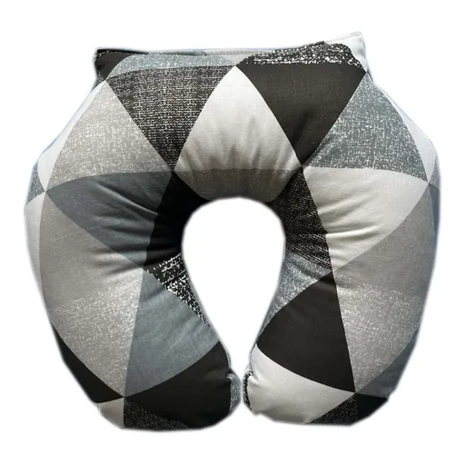 Polášek Cestovní polštářek - Bílá / černá / šedá