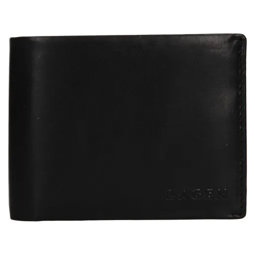 Pánská kožená peněženka Lagen Alnedy - černá