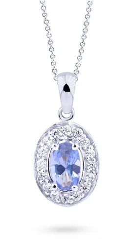 Cutie Jewellery Elegantní přívěsek z bílého zlata se zirkony Z8056-40-70-X-2