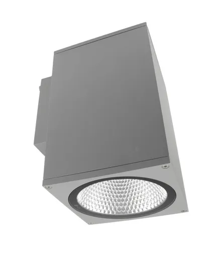 Deko-Light nástěnné přisazené svítidlo - ShoreLine Pro hranaté, 20,5 W, DIM, 3000/4000 K, světlešedá 731181
