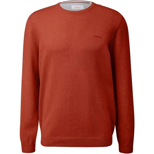 s.Oliver KNITTED PULLOVER NOOS Pletený svetr, červená, velikost XXXL