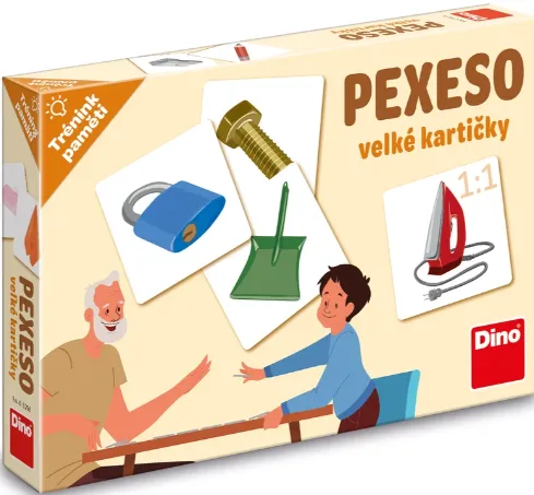 Pexeso předměty velké kartičky