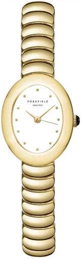 Rosefield Ovale White Matte SS Gold OVWGSG-OV19