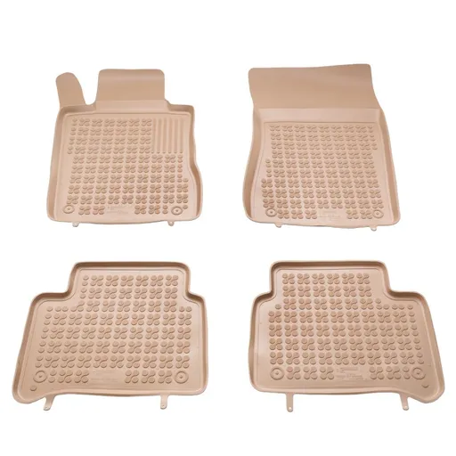 Gumové autokoberce Rezaw-Plast Mercedes CLS-Class W219 2004-2010 (béžové)