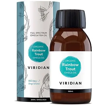 Viridian Scandinavian Rainbow Trout Oil 200ml Organic (5060003595809)