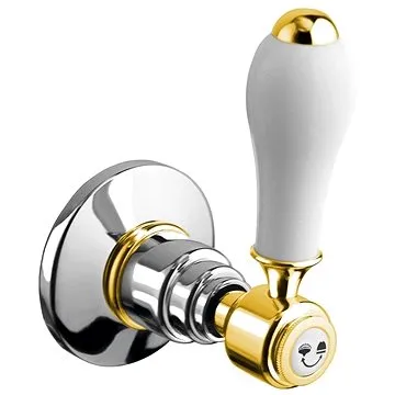 REITANO RUBINETTERIA ANTEA podomítkový přepínač, páčka, chrom/zlato DEVIN102 (DEVIN102)