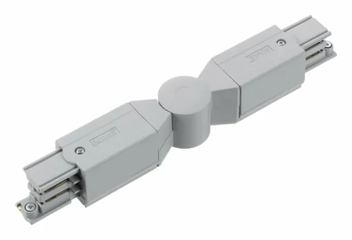 NORDIC ALUMINIUM rohová spojka nastavitelná 3-okruhová napájecí lišta GLOBAL Trac  XTS24-1 Šedá