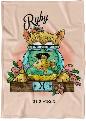 Deka Psí znamení – ryby (Podšití beránkem: NE)