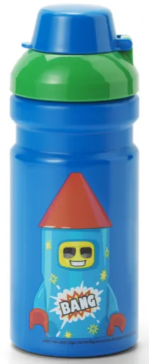 LEGO Rocket láhev na pití - modrá/zelená