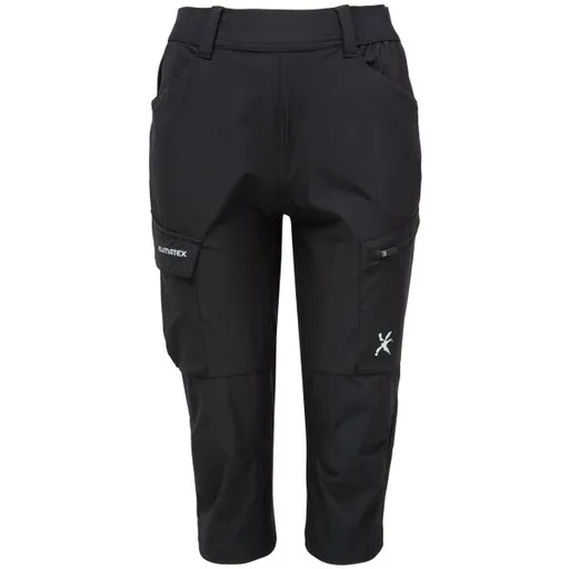 Klimatex VOOS Dámské 3/4 outdoorové kalhoty, černá, velikost