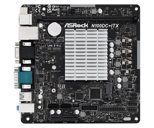 ASRock MB Alder Lake-N N100DC-ITX, Intel N100, 1xDDR4, 1xHDMI, 1xVGA, mITX