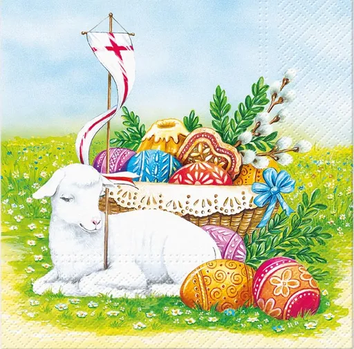 Ubrousek P 33x33 velikonoce SDL078300