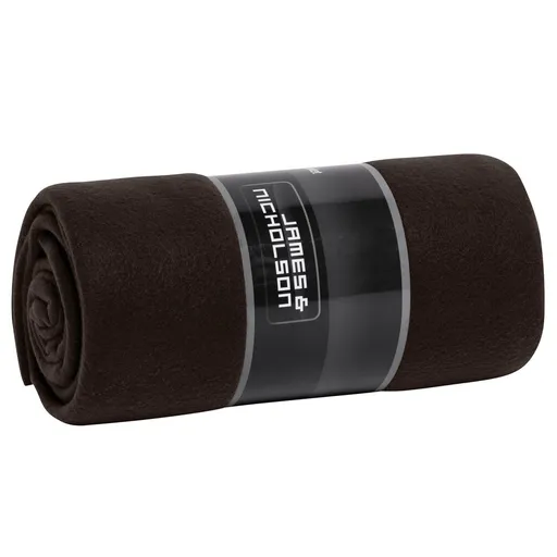 James & Nicholson (Daiber) Fleecová deka JN1901 - Hnědá / natural