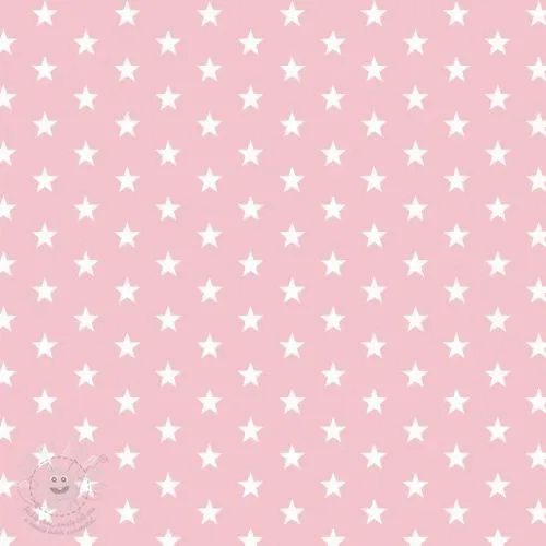Bavlněná látka Petit stars rose