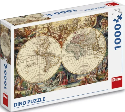 Historická mapa - puzzle 1000 dílků
