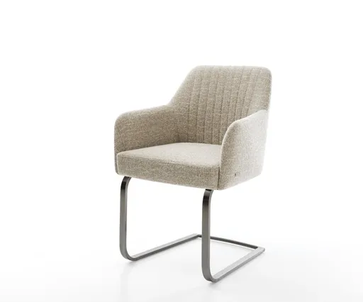 Jídelní židle Greg-Flex tkanina Měkký béžová jídelní židle