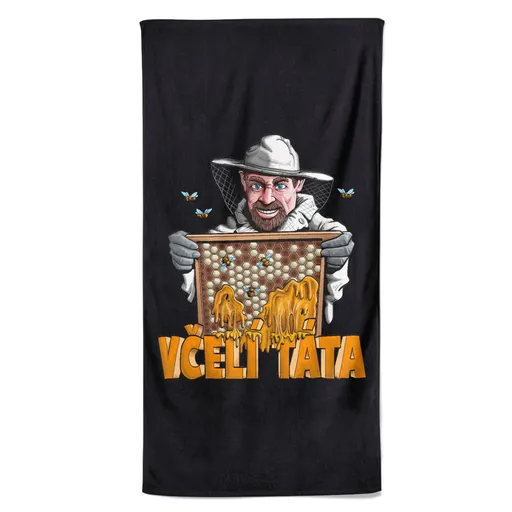 Osuška Včelí táta (Velikost osušky: 70x140cm)