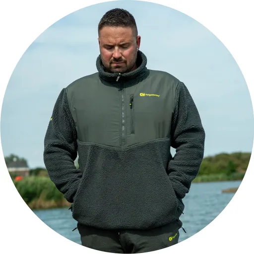 Ridgemonkey bunda apearel thermapro sherpa fleece green - xxxl