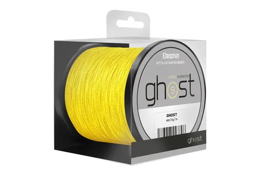 Delphin Šňůra Ghost 8+1 žlutá,Delphin Šňůra Ghost 8+1 žlutá