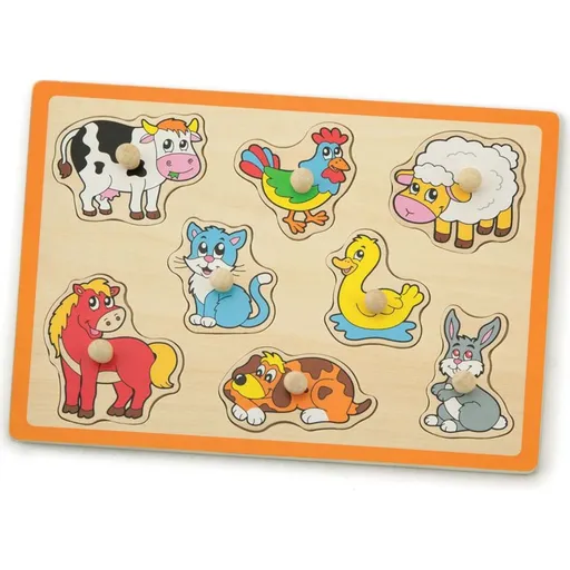 Studo Wood Vkládačka zvířátka z farmy