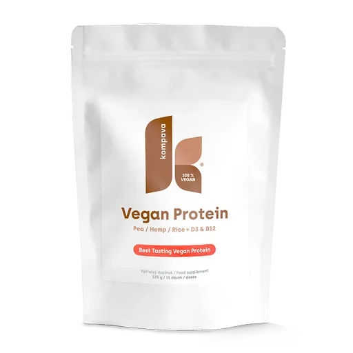 KOMPAVA Vegan Protein 525g čokoláda višeň