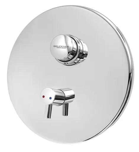 Bruckner TEMPOR samouzavírací podomítkový sprchový ventil s regulací teploty, chrom 937.141.1